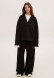 Свитшот-поло трёхнитка oversize серый меланж